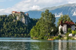 斯洛文尼亚布莱德湖美景