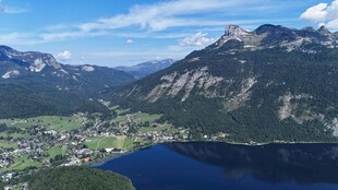 高山湖泊美景如画