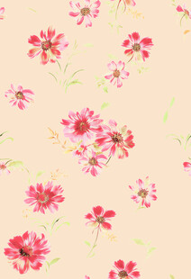 粉色花卉图案背景