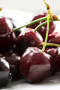 新鲜饱满的车厘子