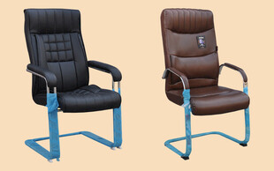 两把办公椅展示