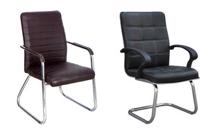 两把办公椅展示