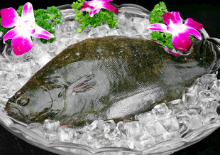 冰鲜罗非鱼配娇艳花卉