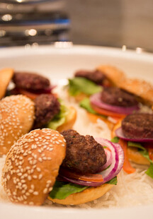 美味迷你汉堡拼盘