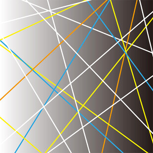 多彩线条交织抽象背景图