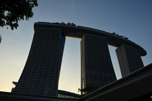 新加坡滨海湾金沙酒店剪影