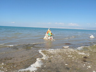 海边骑行者 畅享自由时光