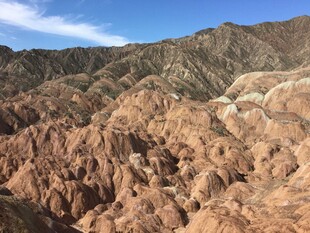 壮丽丹霞地貌景观