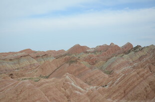七彩丹霞地貌景观