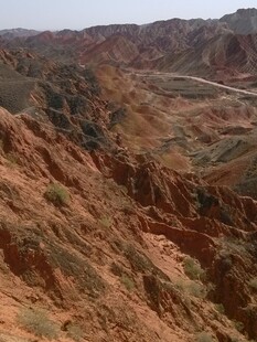 壮丽丹霞地貌景观