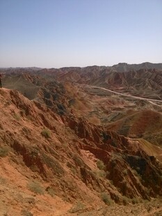 壮丽丹霞地貌景观