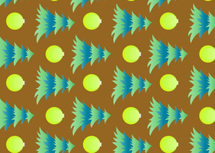 圣诞风几何图案背景