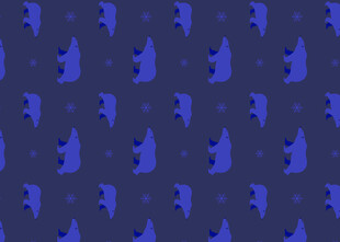 蓝色动物图案背景纹理