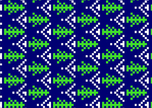 几何图案的多彩针织纹理