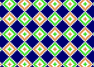 多彩几何菱形图案纹理