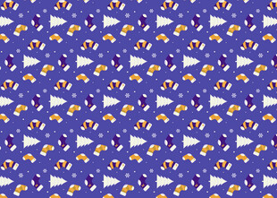 紫色底多彩图案重复纹理