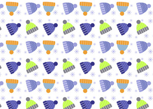 多彩几何图案无缝背景图