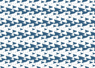 蓝白几何图案无缝背景