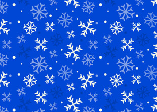 蓝色雪花背景图案
