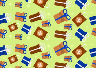 多彩礼物图案背景图