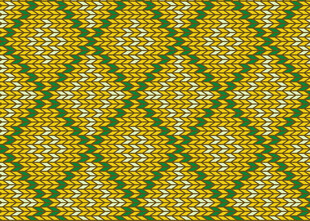 黄绿几何图案针织纹理