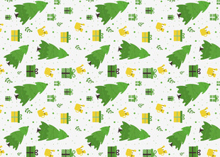 圣诞主题绿色图案背景