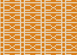 橙色几何图案纹理背景