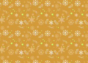 金色雪花图案背景纹理