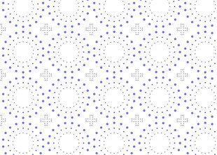蓝白色点状几何图案背景