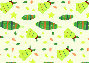 圣诞风几何图案背景