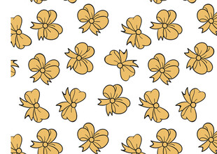 黄色蝴蝶图案背景纹理