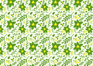 绿色花卉图案纹理背景
