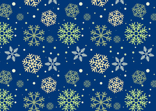 蓝色雪花图案背景纹理