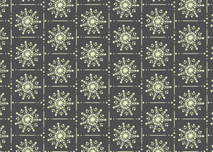 复古雪花几何图案纹理