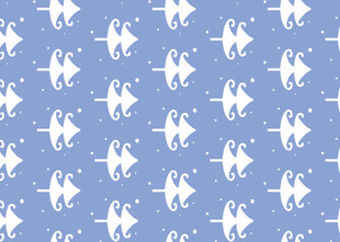 蓝色背景飞鸟图案纹理