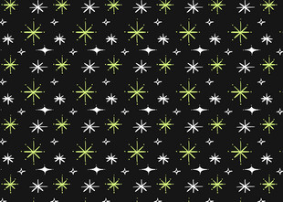 黑色底星星图案背景