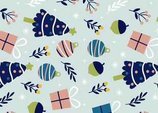 圣诞主题图案背景