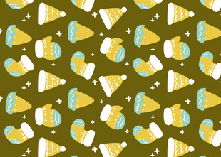 多彩几何图案无缝背景