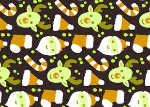 万圣节主题图案背景