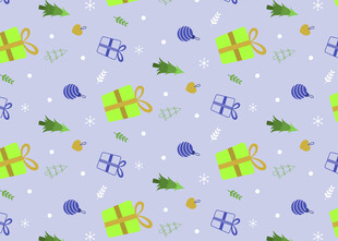 可爱礼物图案背景