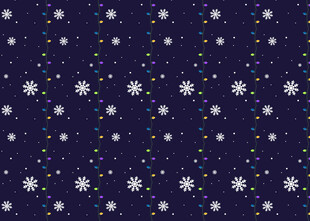 深蓝色雪花背景图案