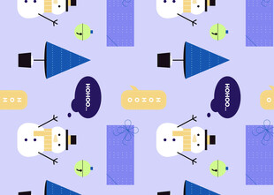 科技风几何图案背景元素