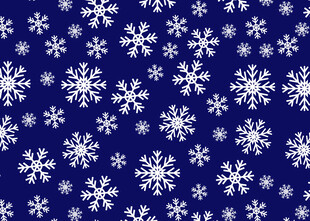 蓝色背景雪花图案纹理