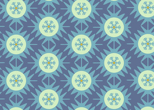 蓝绿几何花纹图案背景