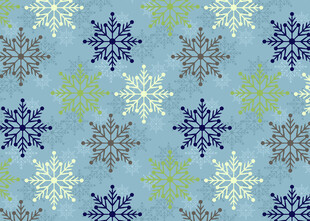 雪花图案背景 