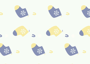 可爱卡通杯子图案背景