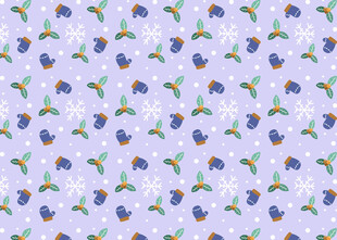 淡紫色小花图案布料