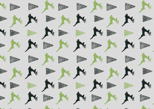 箭头与人物图案背景设计