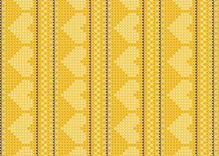 黄色几何图案织物纹理