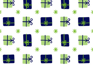 圣诞礼物图案背景